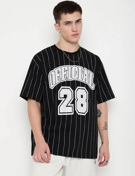 Skidlers Men's Striped Pockets T-shirt